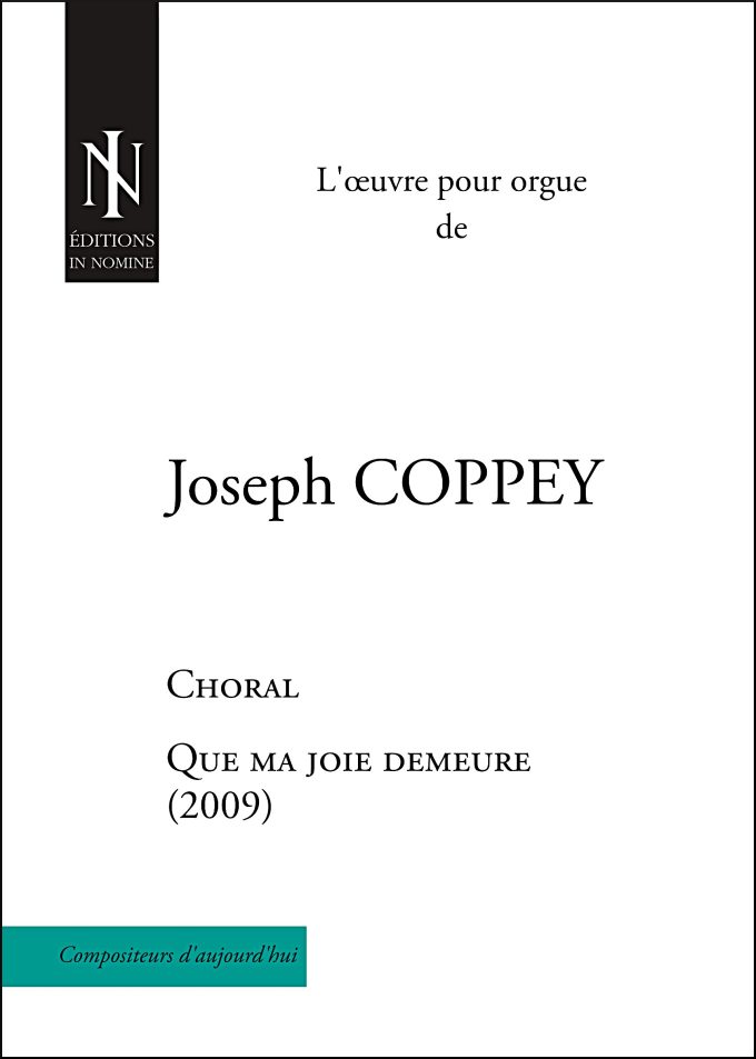 QUE MA JOIE DEMEURE