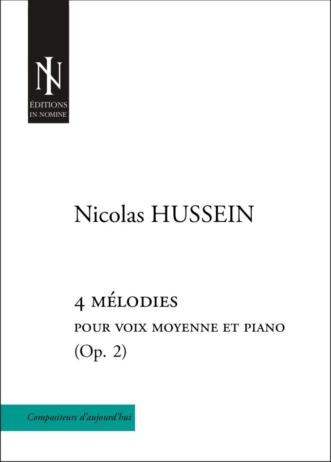 4 MÉLODIES OP. 2