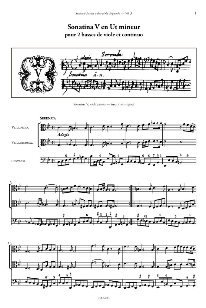 SONATE Ô PARTITE A DUE VIOLA DA GAMBA (VOL.3) – Image 2