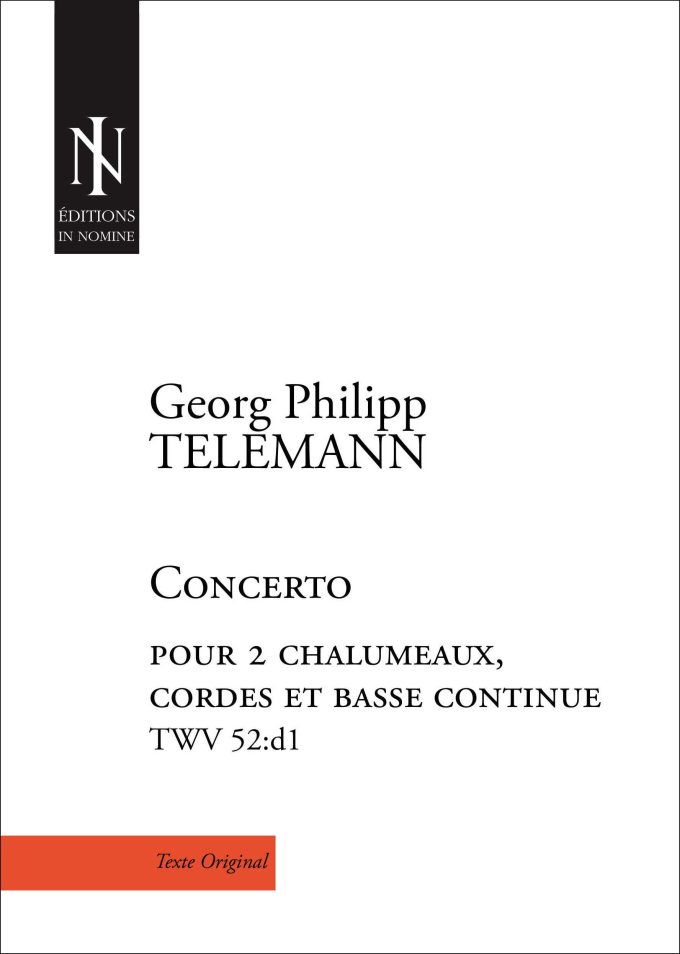 CONCERTO EN RÉ MINEUR TWV 52:d1